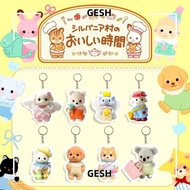 GESH Sylvanian Families Doll Keychain, Acrylic Forest Family Poodle Doll Keyrings, Funny Cute Mini A