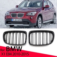 Car Front Bumper Grilles Kidney Racing Grill For BMW X1 E84 2010-2015 Double Slat Replacement Grille
