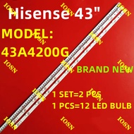 NEW 1 SET HISENSE 43" 43A4200G TV LED BACKLIGHT 43A4200