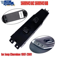 56009451AC For Jeep Cherokee XJ 1997-2001 Front Electric Power Window Control Switch Lifter Button 5