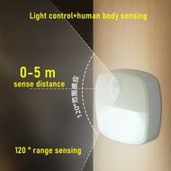 Motion Sensor แสงไร้สาย LED ไฟในคืน AAA แบตเตอรี่ขับเคลื่อนห้องนอนผนังบันไดตู้เสื้อผ้าทางเดินร่างกายเหนี่ยวนำไฟบ้าน