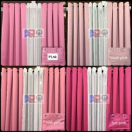 8ft-9ft-10ft KOREAN SOFT BLACKOUT (per piece) langsir blackout curtain blackout curtain