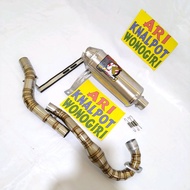 [COD]  KNALPOT RACING Kawahara KLX DTRACKER FULL CACING STENLIS KNALPOT KLX DTRACKER KNALPOT STENLIS