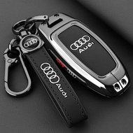 Audi a6l Key cover 2025Style a4l a3 q5l a7l q2l Car q3 q5 q6 q7 Metal Buckle Case