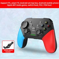 จอยคอนโทรลเลอร์2.4G ที่รองรับบลูทูธมือจับเกมแพดไร้สายใช้ได้กับ Switch Pro Ps4 Steam Android Ios