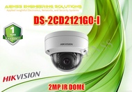 DS-2CD2121G0-I 2MP 2MP IR Dome, Support on-board storage  HIKVISION CCTV CAMERA 1YEAR WARRANTY