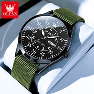 [ jam tangan lelaki ]OLEVS New Watch for Men 2023 original Authentic Waterproof Luminous Calendar Fashion sports style