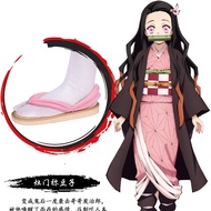 Demon Slayer Nezuko Kamado cos Shoes Comic Exhibition  cosplay Shoes Japanese Style Clogs