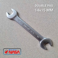 KUNCI DOUBLE PAS 14MMX15MM NASA CHROME VANADIUM 2431N