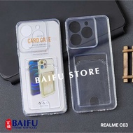 Realme C61 Realme C63 Card Case Clear Clear Card Slot/ Case Realme C61 Realme C63