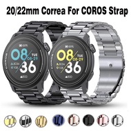 Stainless Steel Strap for COROS PACE 3 Metal Strap for COROS APEX 2 Pro/ PACE 2 / APEX 46mm 42mm Wristband Bracelet
