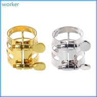 Wor* Alto Sax Clarinet Mouthpiece Ligature Saxophone Parts Clip Ligature Single Screw