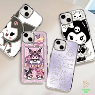 For iPhone 7 8 SE X 11 12 13 14 15 Recommended Cute Cartoon Character Washed Phone Cases Metal Photo