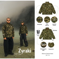 JACKET CLAPS ZYRAKI DOUBLE ZIPPER NOTBADCLUB CAMOFLAUGE CAMO
