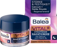 Balea Vital+ Rich Oil-Cream for Face - For Very Mature (Ages 50+ to 70+) and Very Dry Skin- with Cam
