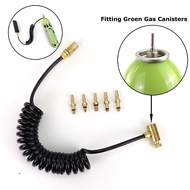 Airsoft Adapter Set for Green Gas Canisters with Coil Hose