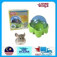Living World Chinchilla Bath House clean coat fur small animals bath house Chinchilla bath sand bath