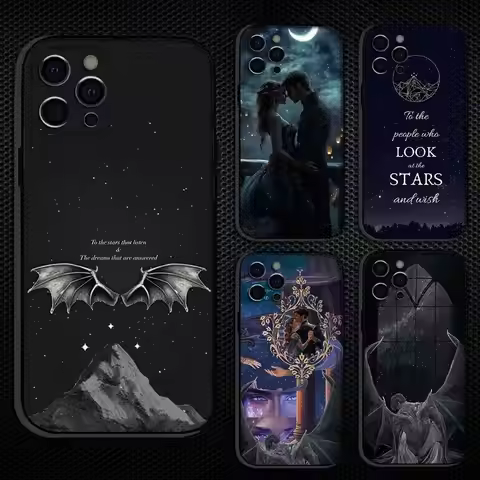 Acotar A Court Of Mist And Fury Phone Case For iPhone 16,15,14,13,12,11 Plus,Pro Max, Others Soft Bl