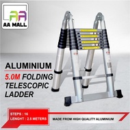 2.5Mx2.5M 16 Steps/2.2Mx2.2M 14 Steps/2.8Mx2.8M 18Steps Aluminium Telescopic Pole MultiPurpose Exten