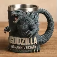 13cm New Godzilla 70th Anniversary3Dmug Godzilla 70th Anniversary Resin Mug Decorative Gift