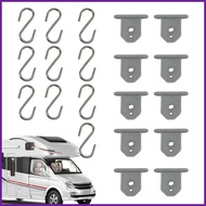 RV Awning Hooks For Lights RV Awning Sun Shade Hooks 10X Quick-Release High-Strength Rubber Clamp Fo