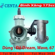 [HCM]Bình Xăng Con Centa 175 Độ cho Dream Wave 67