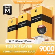 [9PCS]Botare AIR-cushion Cheerful Tissue 4-Ply 1000 sheets 140*175mm