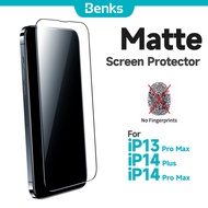 [Benks Official] Benks VPRO 0.3mm Matte Screen Protector For iPhone 13 Pro Max 14 Plus Tempered Glas