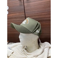 NE 9 Forty A Jepun NE Heritage Arch Logo Olive Baseball Cap Snapback Adjustable