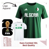 WORLD CUP 2026 ALJAZAIR ALGERIA COMBED 30s T-SHIRT