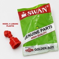 MERAH Swan Sprayer Nozzle 4 Holes Red Super Fog