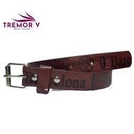 Kids Belt Boy Belt Soccer Ball Design Leather Belt Fit 55-70cm