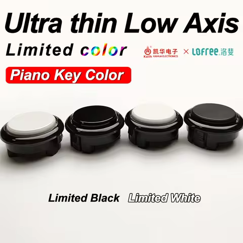 ST-L4/SiTong/Street Fighter 6/ultrathin/Kailh/2.8 port hot plug/Round Black frame button of HITBOX a