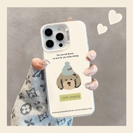 Sleeping Hat Dog Casing For Xiaomi 13T 12T 10s 11 12 13 14 Pro Case Redmi Note 13 12 11 10T PLUS Red