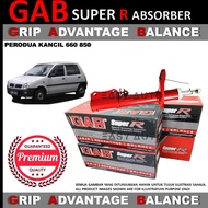 PERODUA KANCIL 660 / 850 (1994-2009) - ORIGINAL GAB SUPER R FRONT ABSORBER / REAR ABSORBER