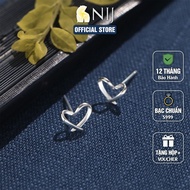 Love Earrings S999 Pure Silver