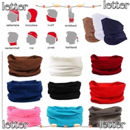 LETTER Outdoor Sport Bandana Men Women Hiking Cover Neck Gaiter Face