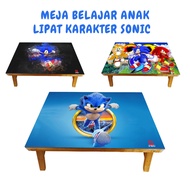 Sonic Character Children's Folding Study Table