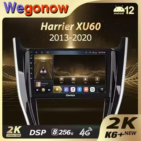 Ownice K6+ 2K for Toyota Harrier XU60 2013 - 2020 Car Radio Multimedia Video Player Navigation Stere