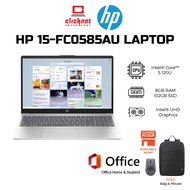 HP 15-FD0621TU/FD0617TU LAPTOP (C5-120U, 8GB RAM, 512GB SSD, INTEL UHD, IRIS GRAPHICS, 15.6" FHD, SI