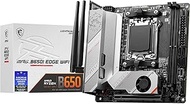 MSI MPG B650I EDGE WIFI, Mini-ITX - AMD Ryzen 7000 CPU Support, AM5-8 Phase 80A VRM Direct CPU Power