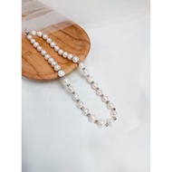 AP AP AP | Freshwater Pearl Necklace Mix Pepper necklace length 40 cm pearl size 8 mm