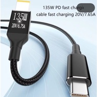 135w Pd Fast Charging Adapter Type-c To Square Port 2meters Charger Cable Cord 6.75A 20V Portable No