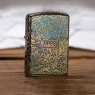 【ZIPPO官方旗艦店】 精雕環繞唐草(加厚版)防風打火機 ZA-3-21A