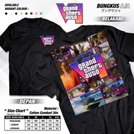 GTA 6 Grand Theft Auto VI T-Shirt - Gaming Gamers T-Shirt Distro Cotton Combed 30s Shirt