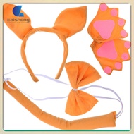 1 Set Animal Costume Cute Animal Ear Headband Cosplay Headband Bowtie Animal Tail Prop Gloves  caish