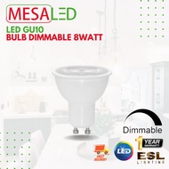ESL LIGHTING MESALED LED GU10 BULB DIMMABLE 8WATT