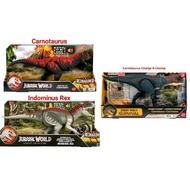 Jurassic World Legacy Collection Reimagined Roarin Real Feel Carnotaurus, Charge N Chomp Carnotaurus
