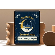 2024 Ramadan Journey Ramadan Planner Puasa raya Fasting Dairy Digital Planner Meal Plan Quran Tracke