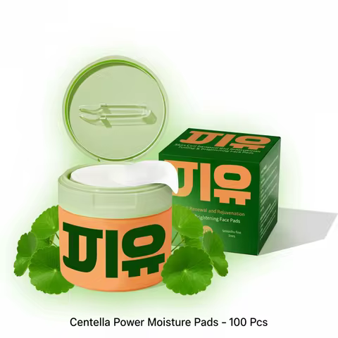 100PCS Centella Asiatica Hydrating Toner Pads Brightening Soothing Face Care For Sensitive Skin Mois